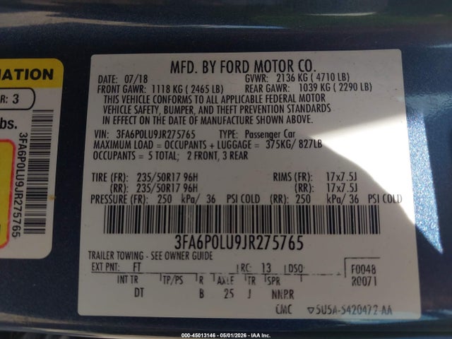 Ford Fusion Se