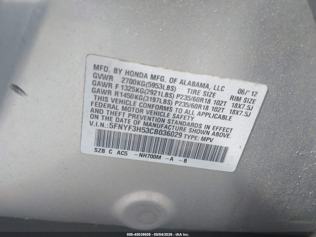 Honda Pilot Ex-l