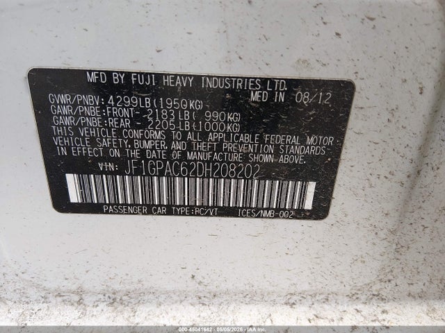 Subaru Impreza 2.0i Premium