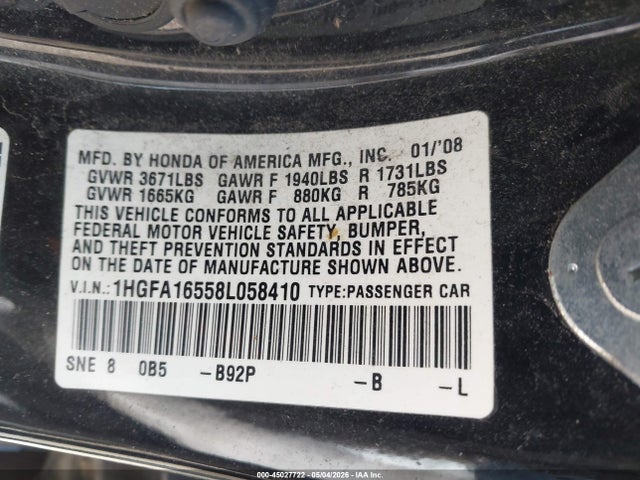 Honda Civic Lx