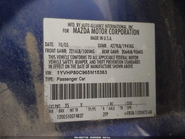 Mazda Mazda6 I