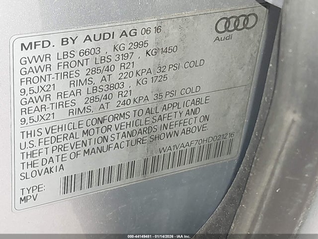 Audi Q7 3.0t Premium