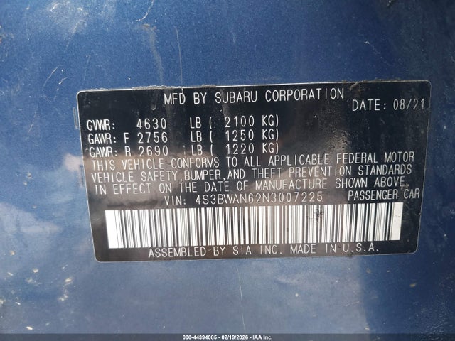 Subaru Legacy Limited