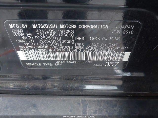 Mitsubishi Outlander 2.4 Sel