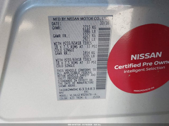 Nissan Pathfinder Sl
