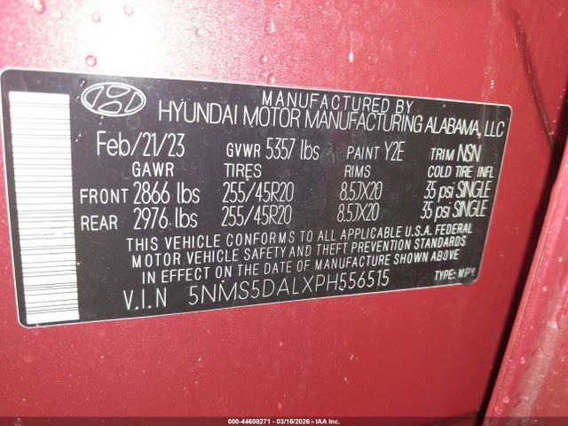 Hyundai SANTA FE Calligraphy