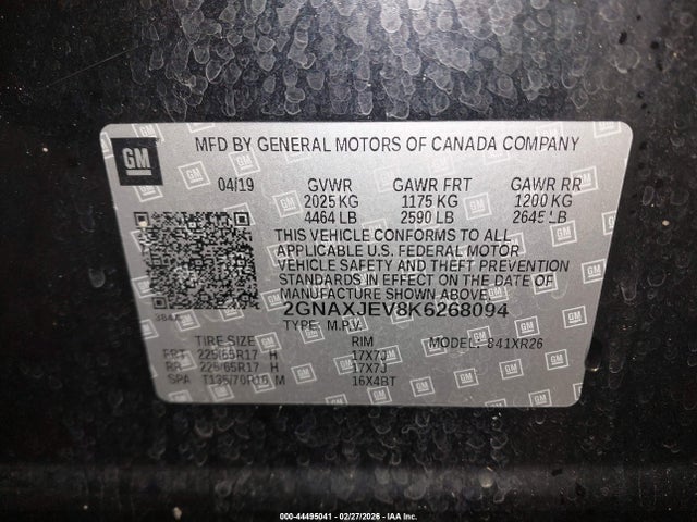 Chevrolet Equinox Lt
