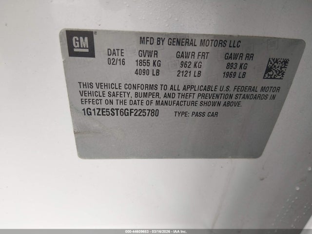 Chevrolet Malibu 1lt