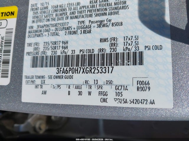 Ford Fusion Se