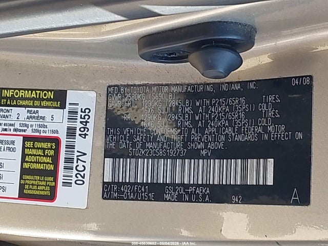 Toyota Sienna Le
