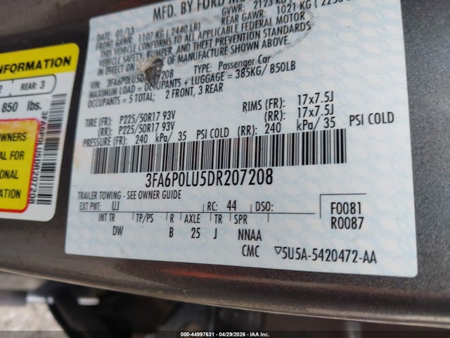 Ford Fusion Se
