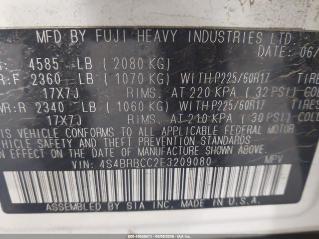 Subaru Outback 2.5i Premium