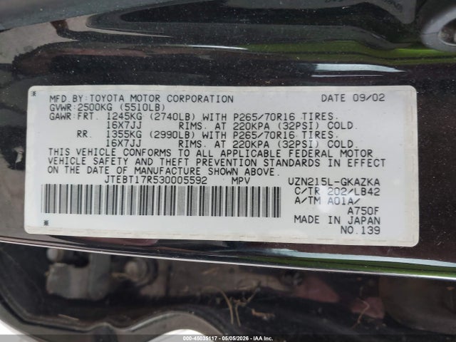 Toyota 4Runner Limited V8