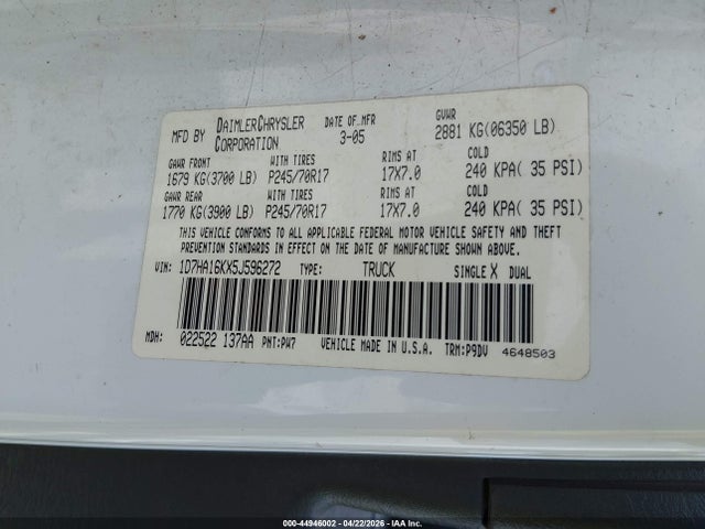 Dodge Ram 1500 St