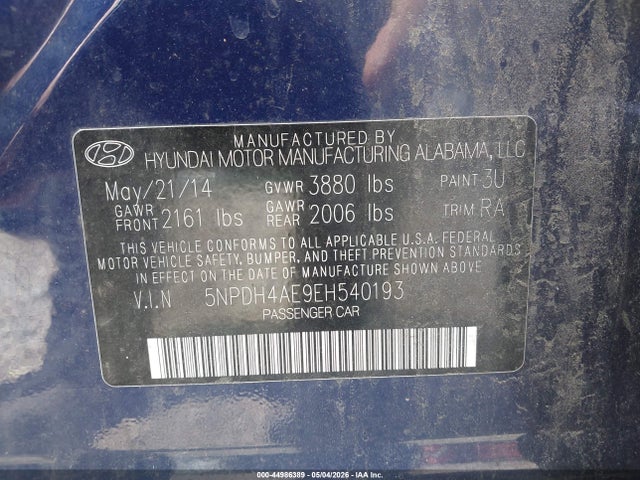 Hyundai ELANTRA Se
