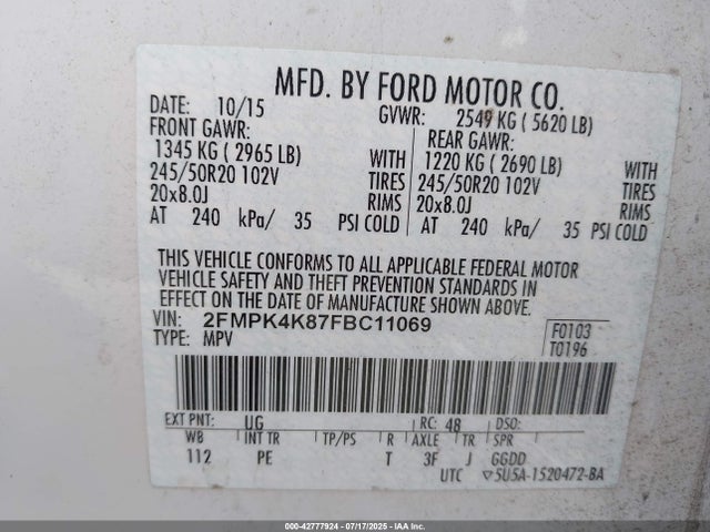Ford Edge Titanium
