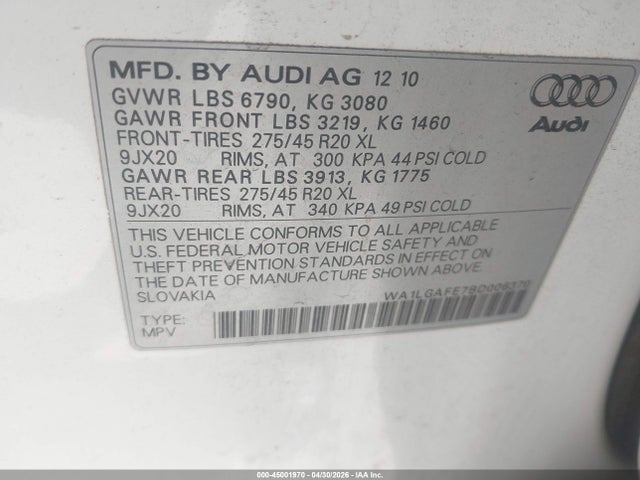 Audi Q7 3.0t Premium