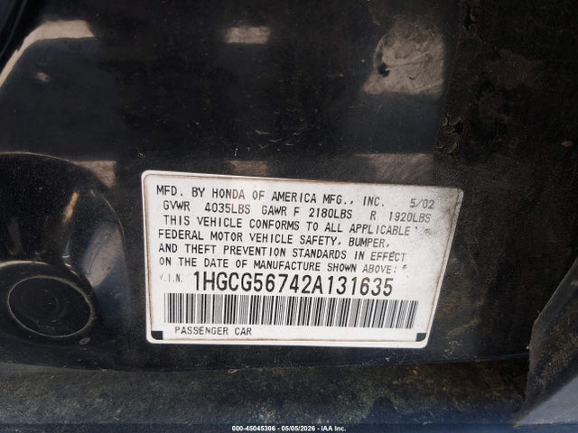 Honda Accord 2.3 Se