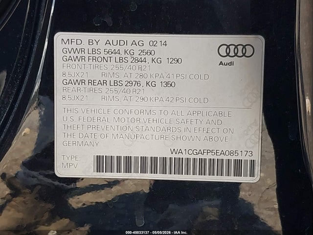Audi Sq 3.0t Premium Plus