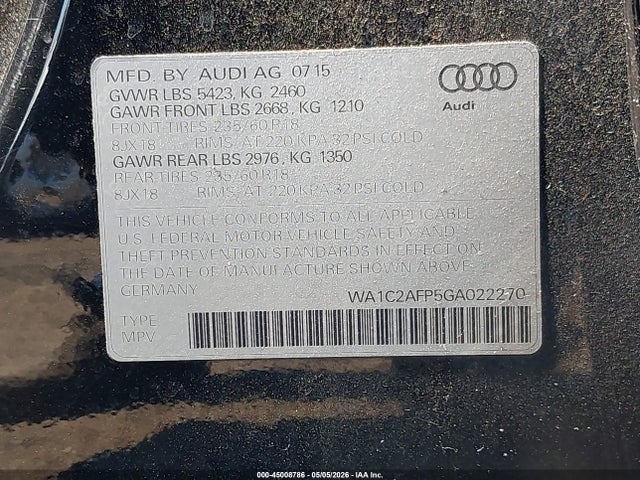 Audi Q5 2.0t Premium