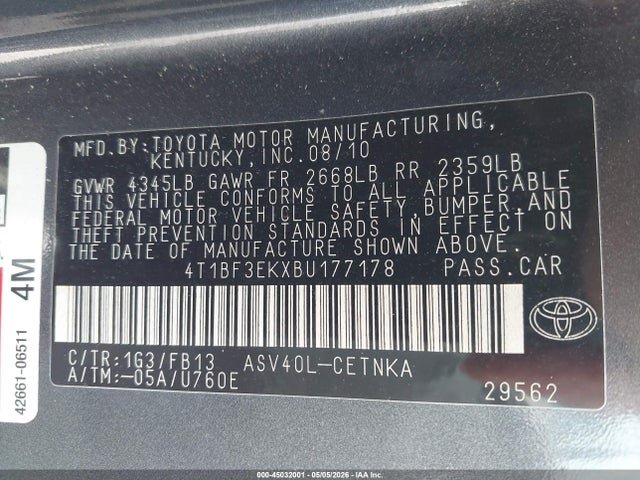 Toyota Camry Le