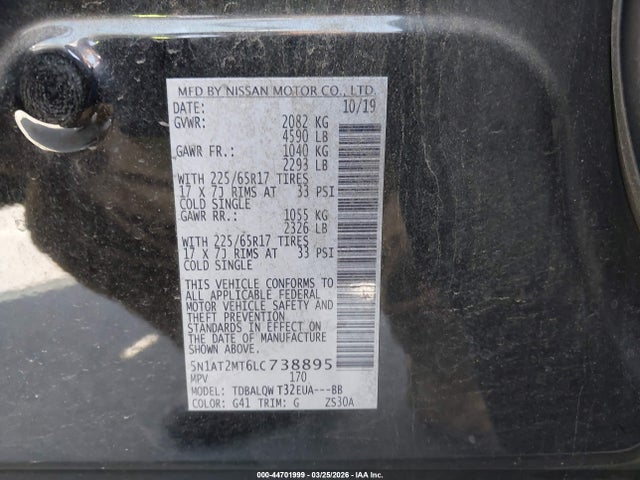 Nissan Rogue Sv Fwd