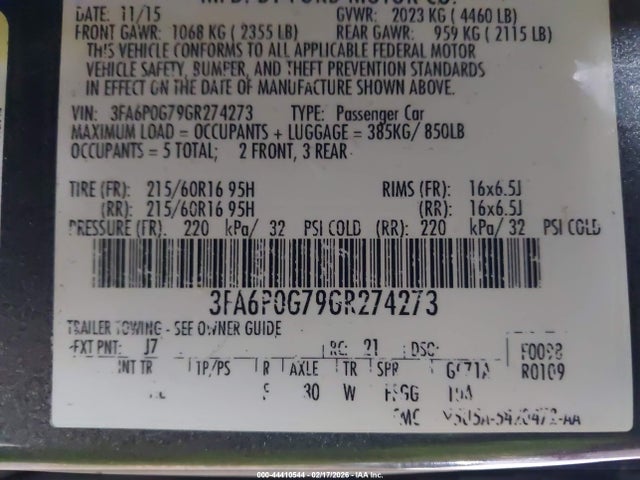 Ford Fusion S