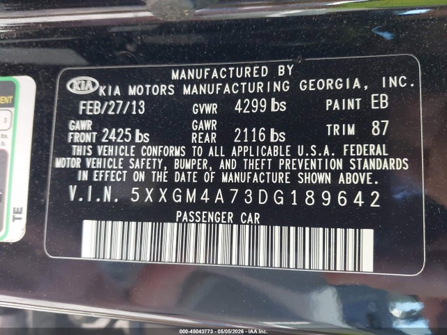 Kia Optima Lx