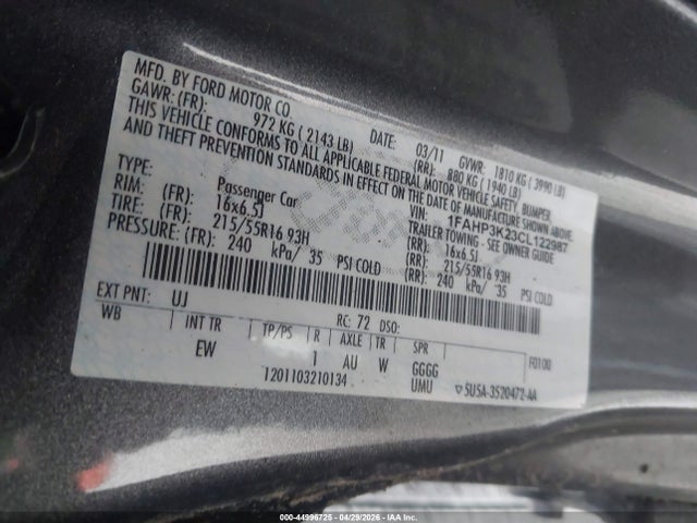 Ford Focus Se