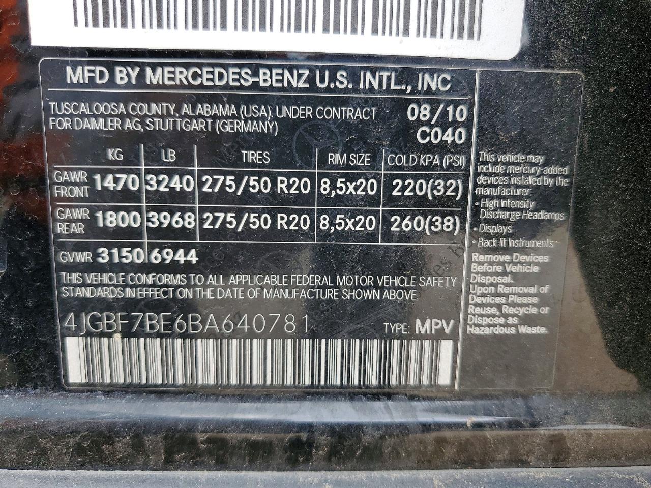 Mercedes-Benz G-Class 450 4matic