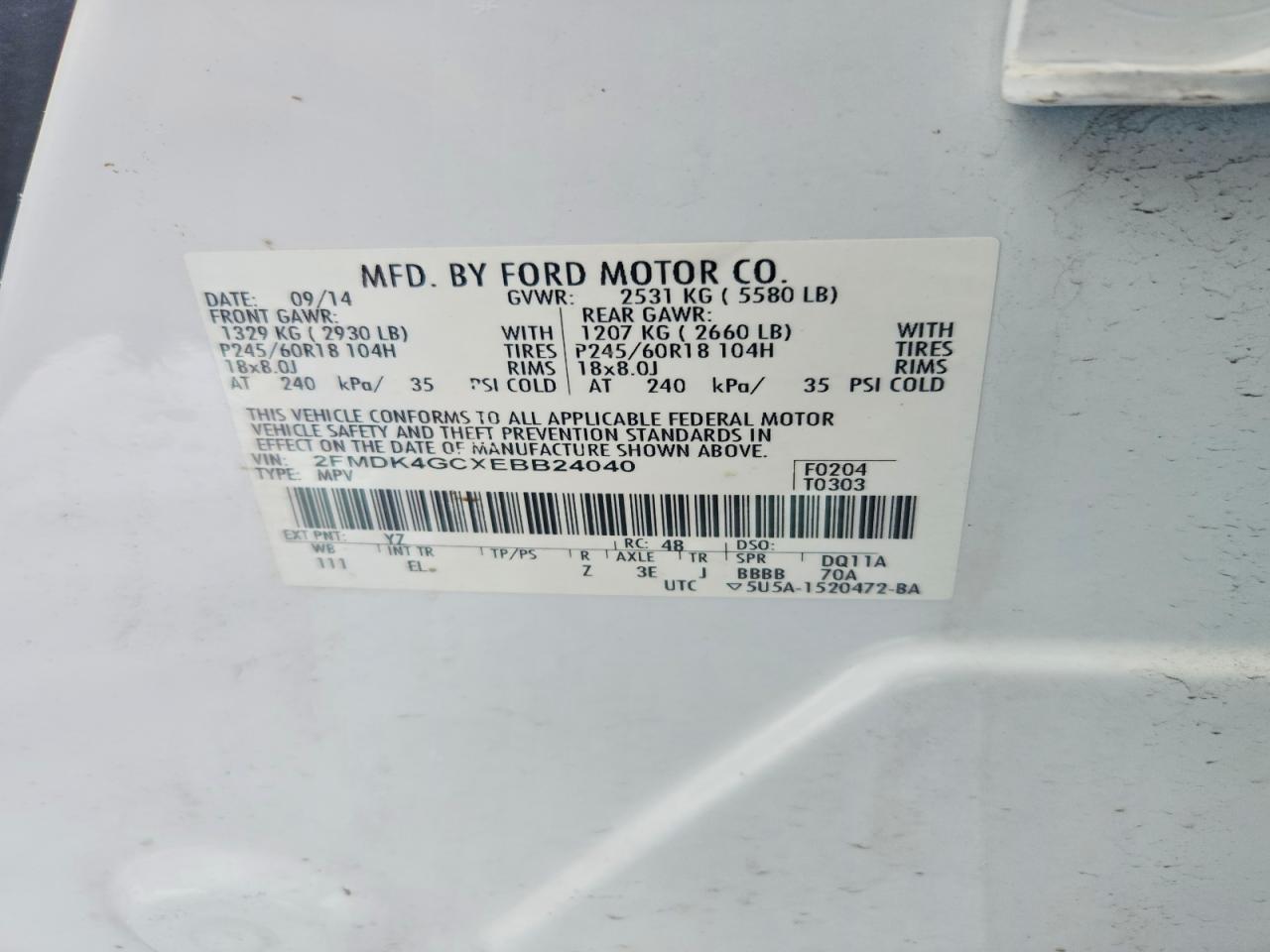 Ford Edge Se