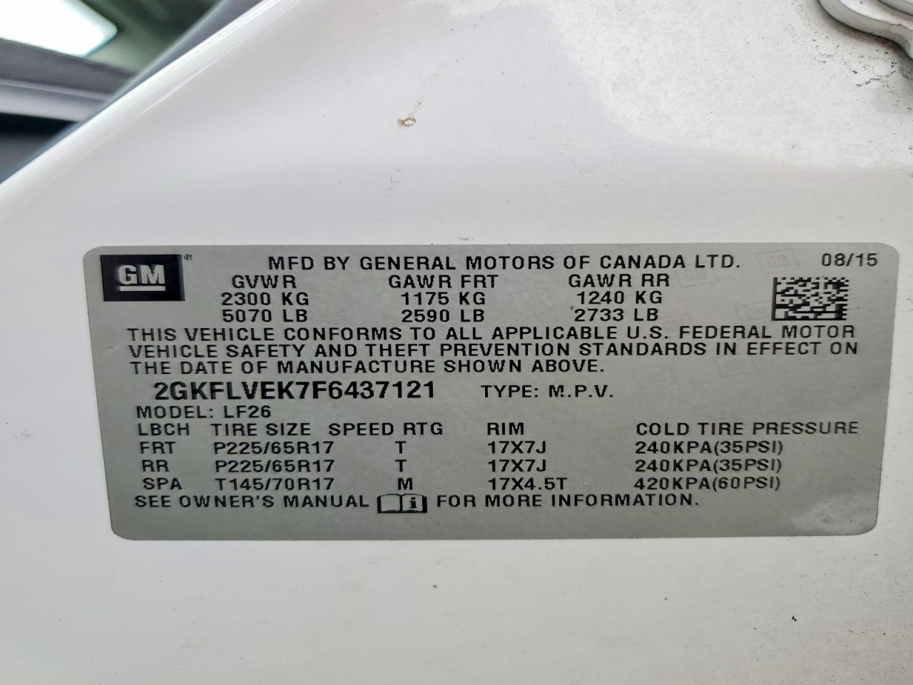 GMC Terrain Sle