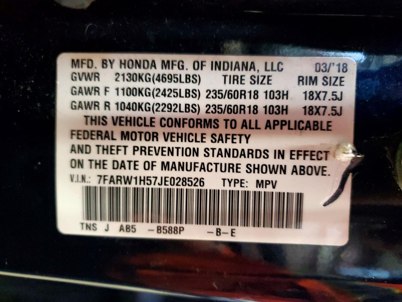 Honda Crv Ex