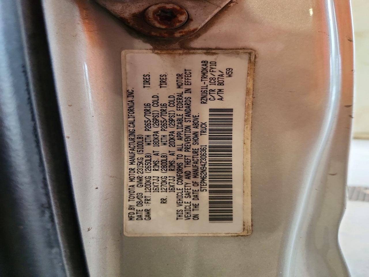 Toyota Tacoma Base