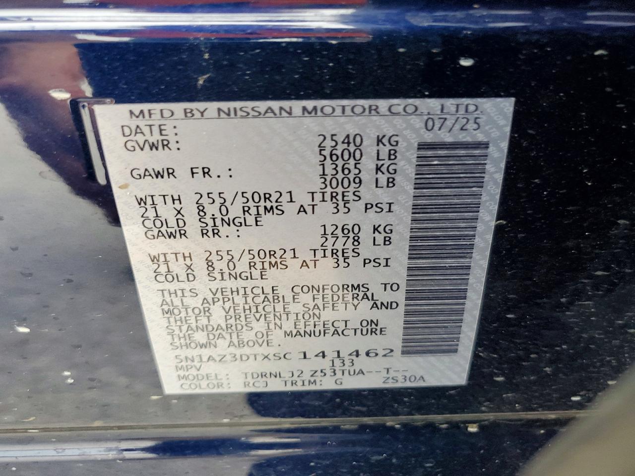 Nissan Murano Platinum