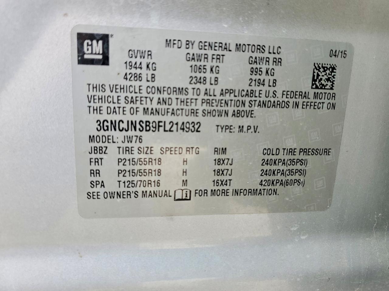 Chevrolet Trax Ltz