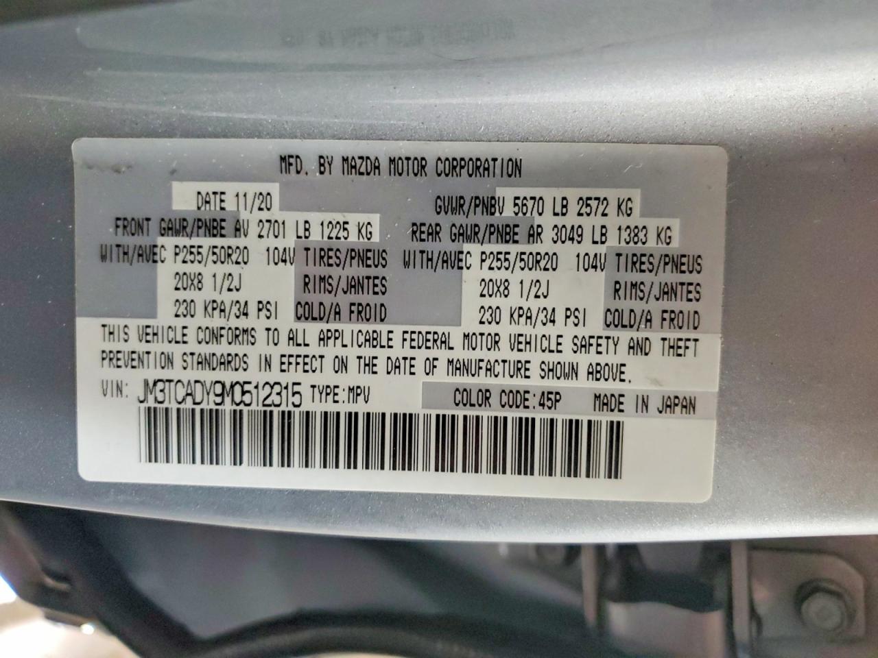 Mazda Cx Grand Touring
