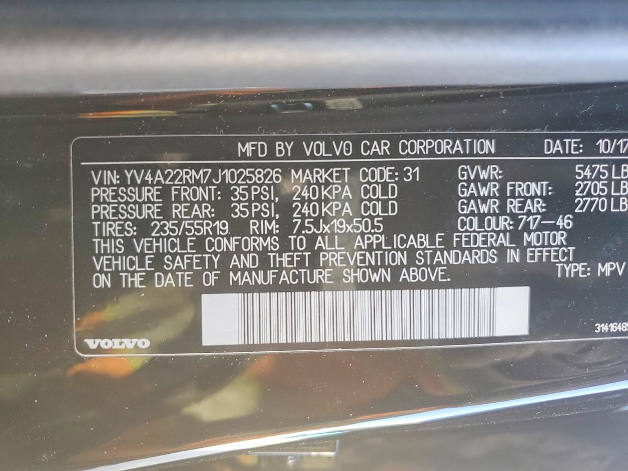 Volvo XC60 T6 R-design