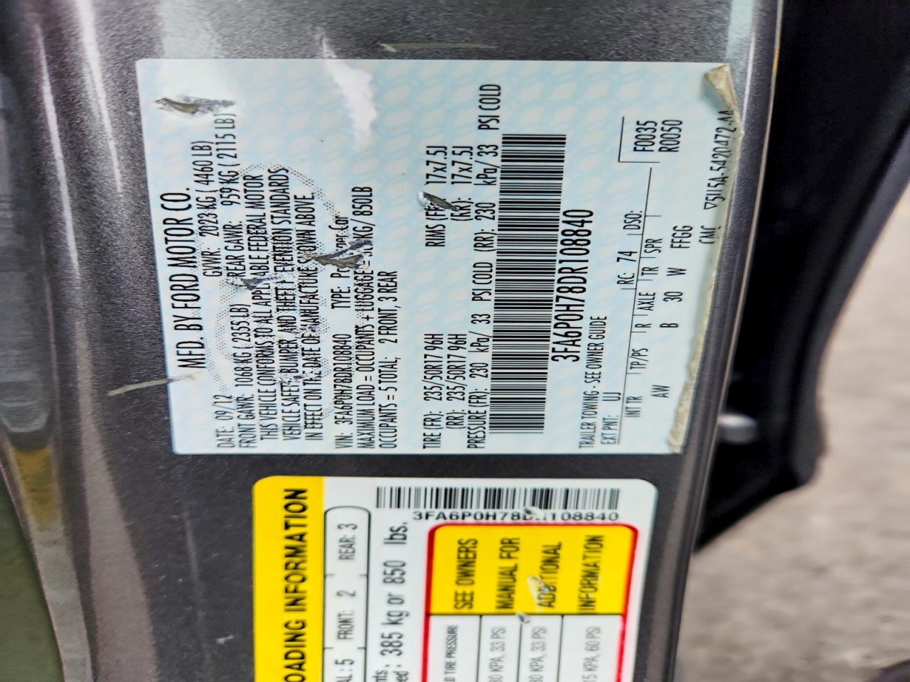 Ford Fusion Se