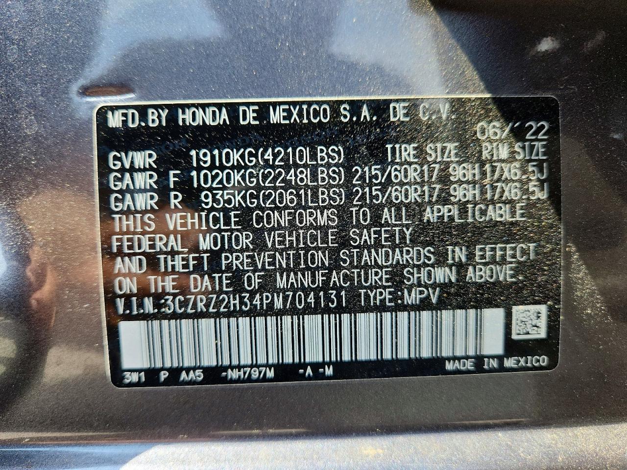 Honda HR-V Lx
