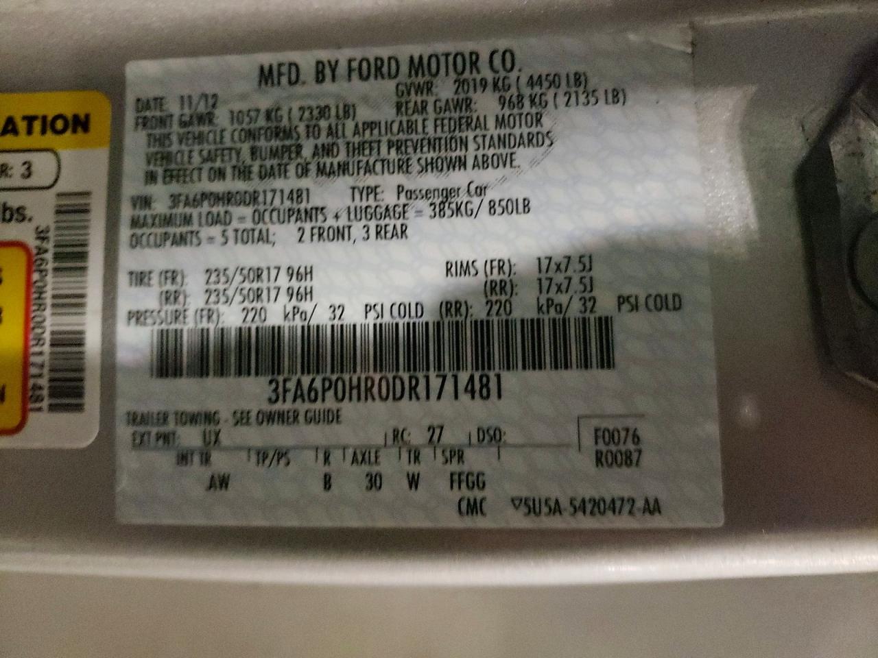 Ford Fusion Se