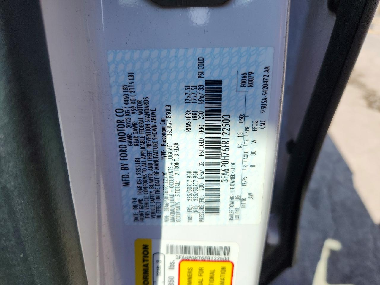 Ford Fusion Se