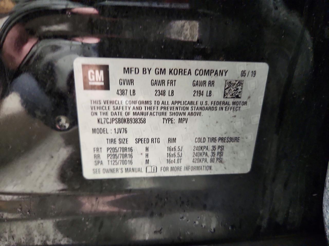 Chevrolet Trax 1lt