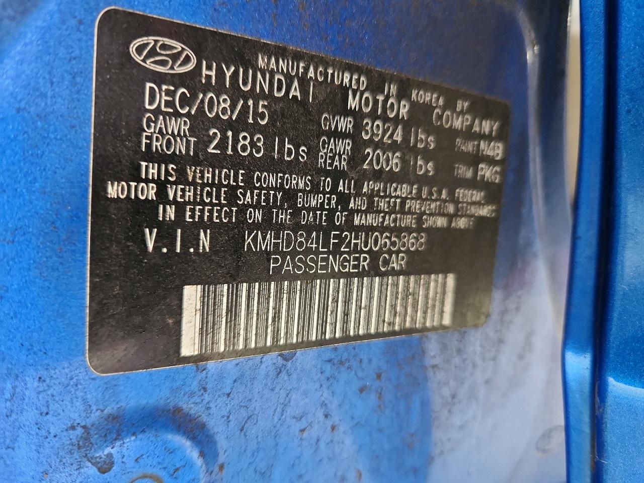 Hyundai ELANTRA Se