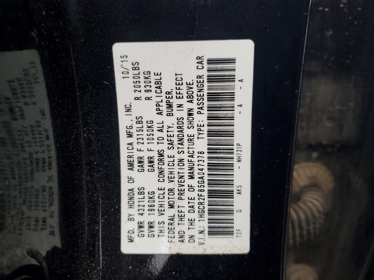Honda Accord Exl