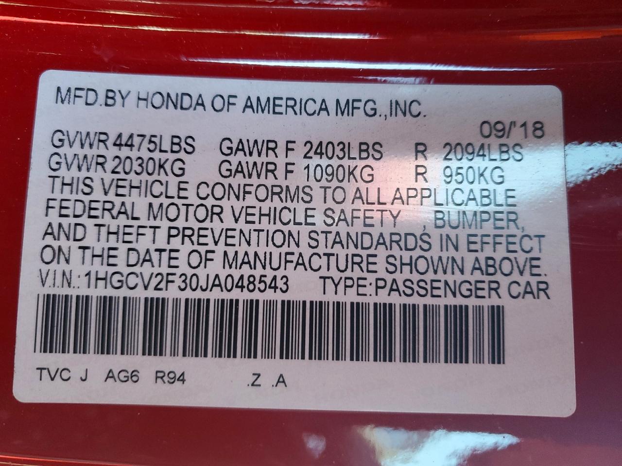 Honda Accord Sport