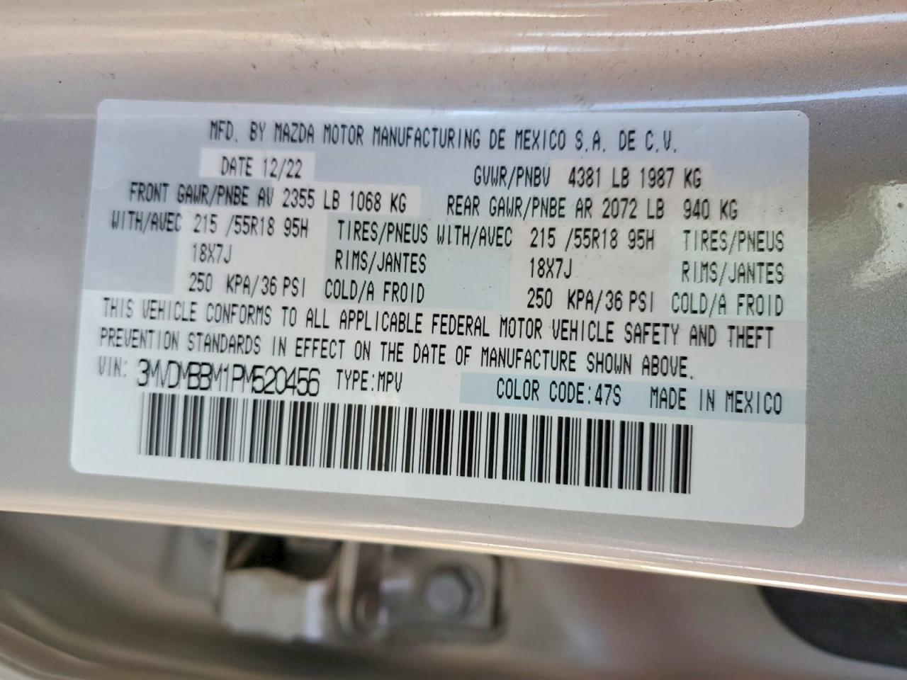 Mazda Cx Select