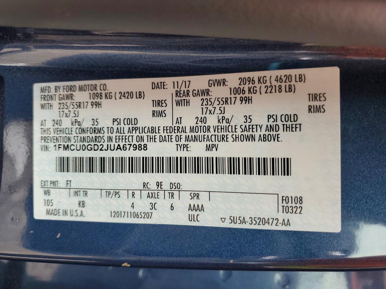 Ford Escape Se