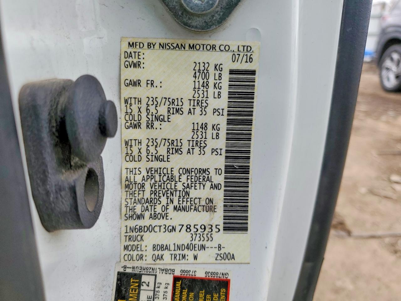 Nissan Frontier S