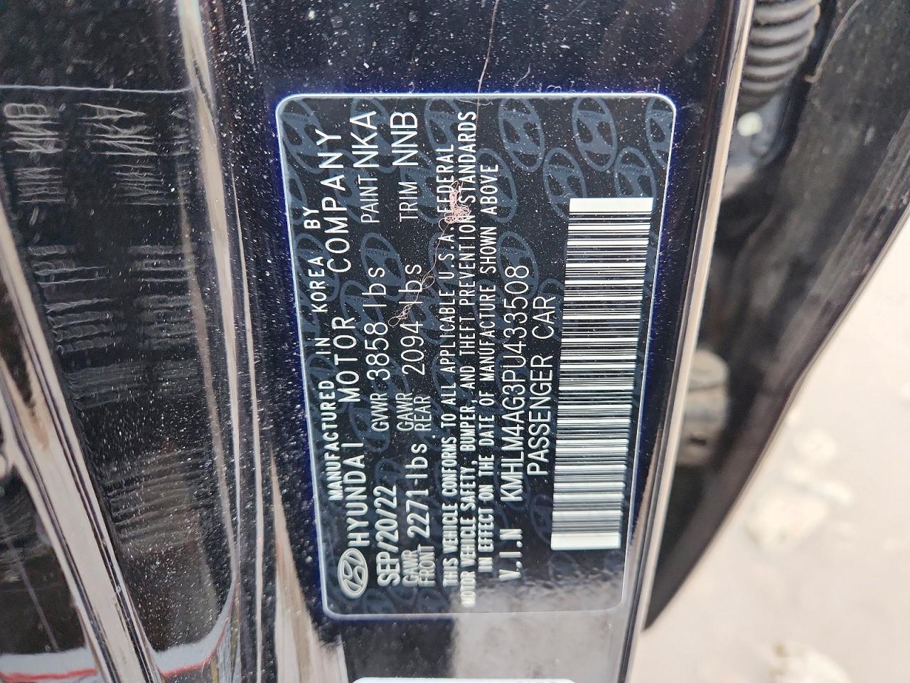 Hyundai ELANTRA Sel